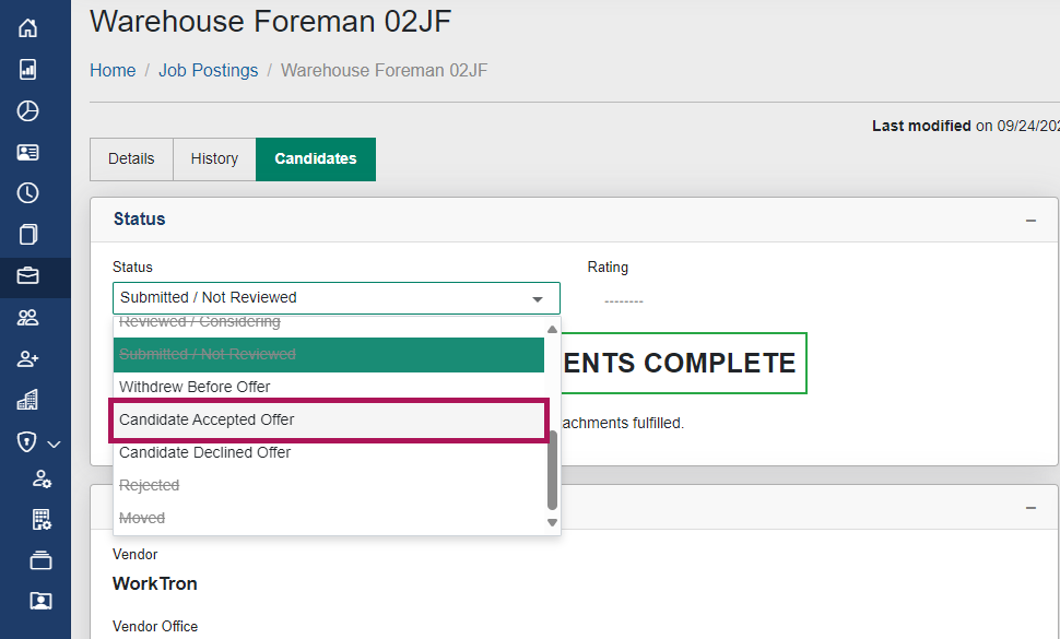 SimpleVMS - Job Listing - Status Drop-Down (Cropped).png