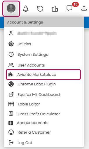 Avionté Marketplace