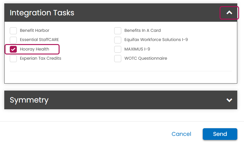 Hooray Health checkbox