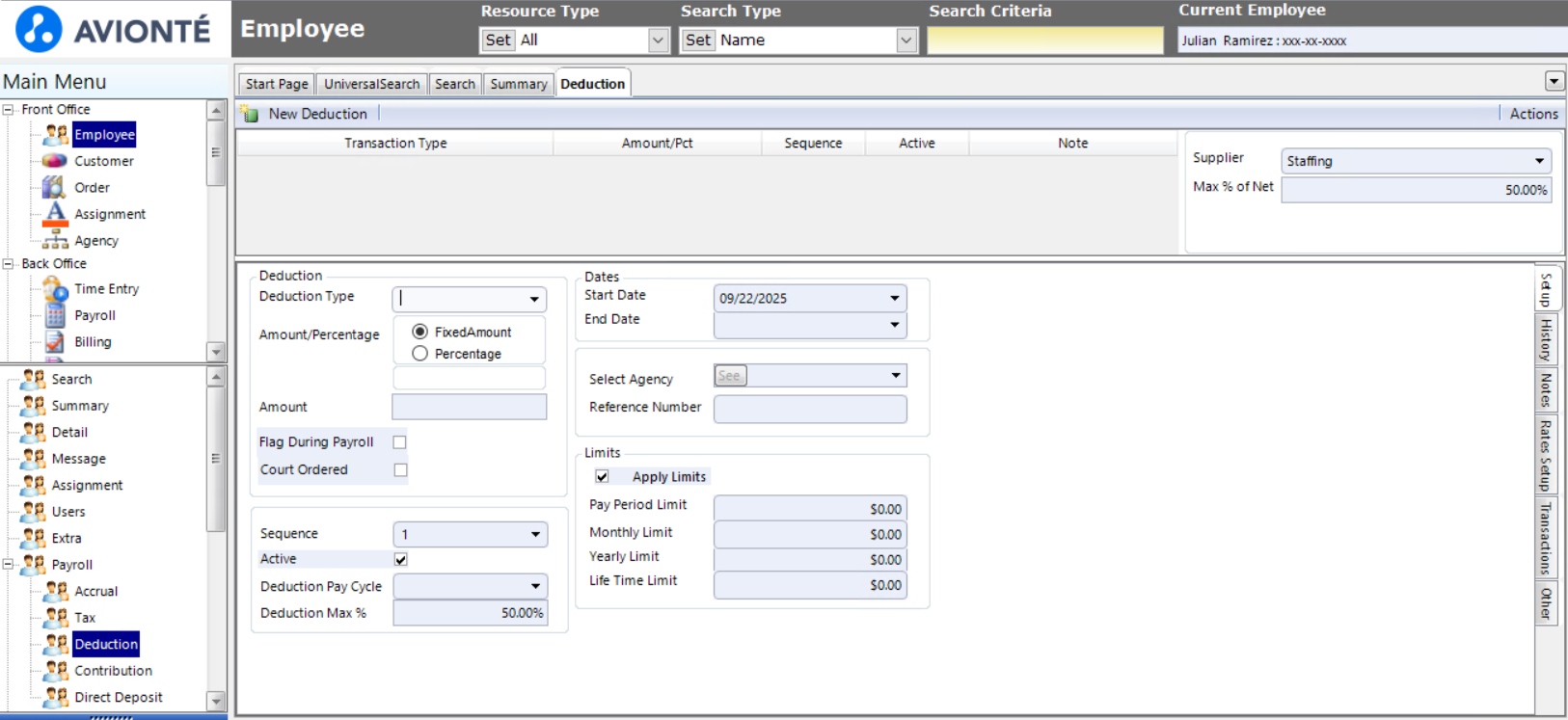 Payroll processing