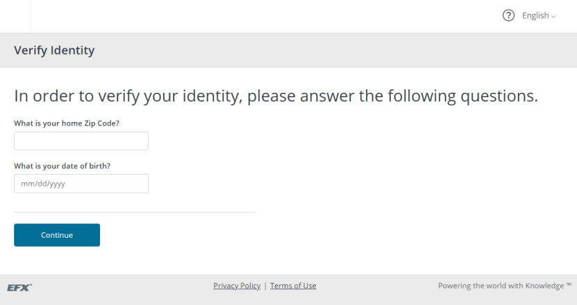 SSN update identity verification