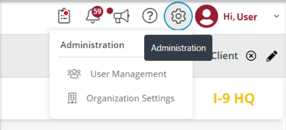 Administration Menu