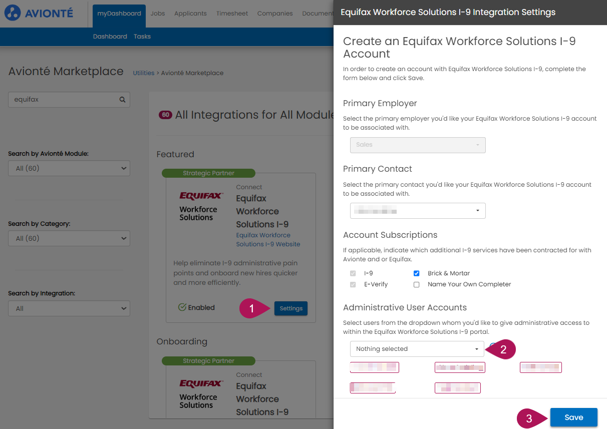 Adding I-9 HR Admin access