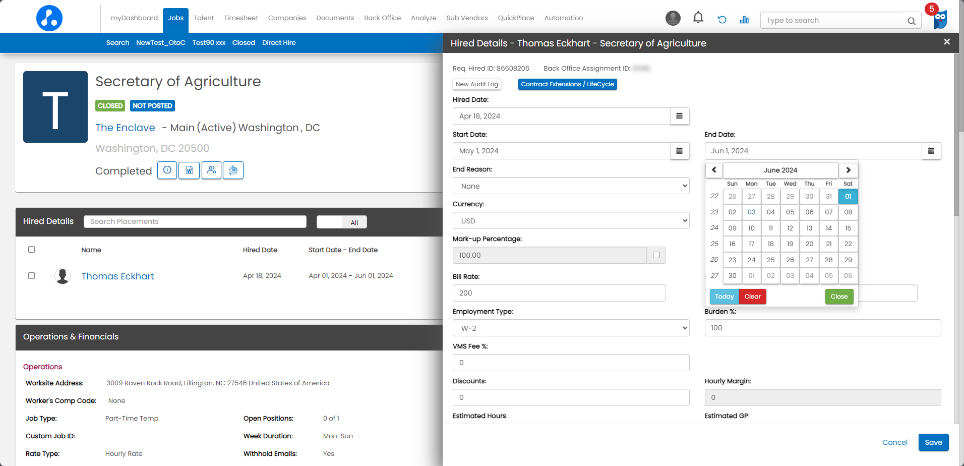 Bold - Job Details - Hired Details Fly-Out - Calendar Drop-Down.png