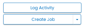Creating a job via Quick Actions on a contact profile
