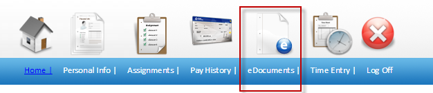 eDocuments menu item