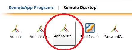 Avionte User Manager link