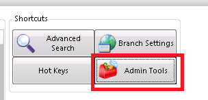 Admin Tools button