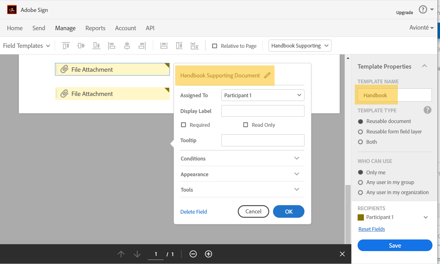 File attachment field mapping example