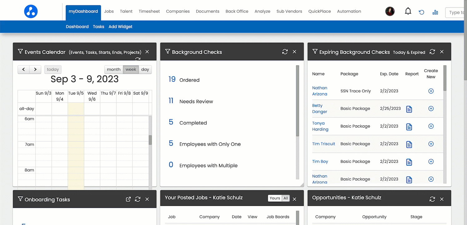 Opening the Adobe Sign Document Audit report